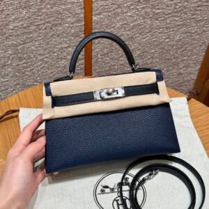 Kelly mini II Colour：76/Blue indigo and M3/Blue encer